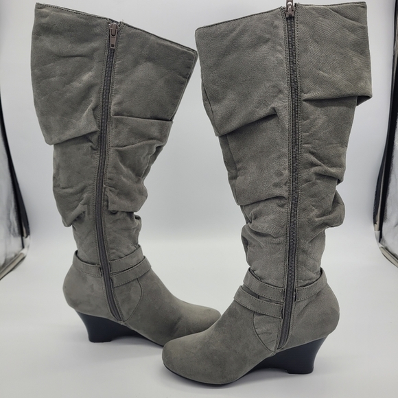 So Authentic American Heritage Women’s 7 M Boots LIMOUSINE Grey - Picture 13 of 15